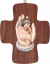Kreuz mit schützende Hand Mädchen