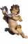 Engel Leonardo mit Horn