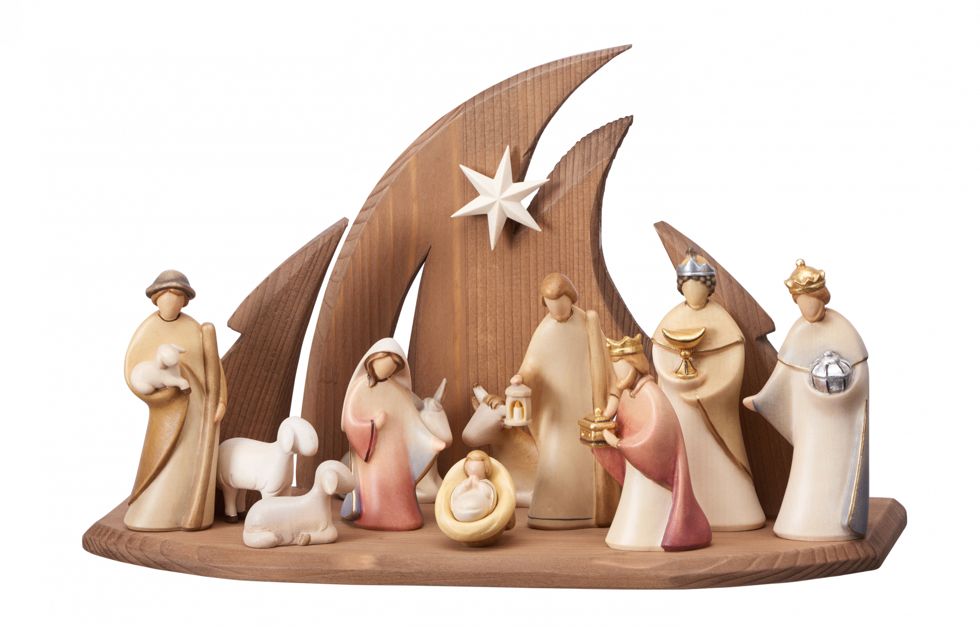 Presepe Leonardo Set 13 pezzi - Capanna Ambiente Design