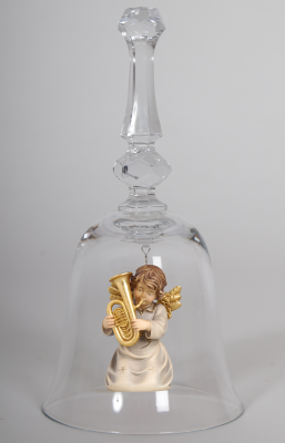 Crystal bell with Bell angel tuba
