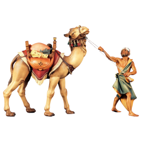 Presepe Ulrich Gruppo del cammello in piedi 3 Pezzi