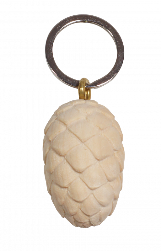 Swiss pine cones keychain