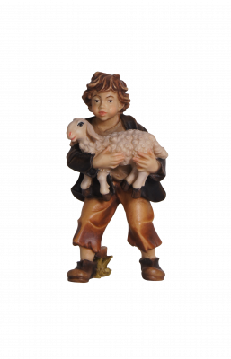 Presepe Rainell Bambino con agnello in braccio