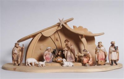 PE Nativity Set 14 pcs. - Stable Pema