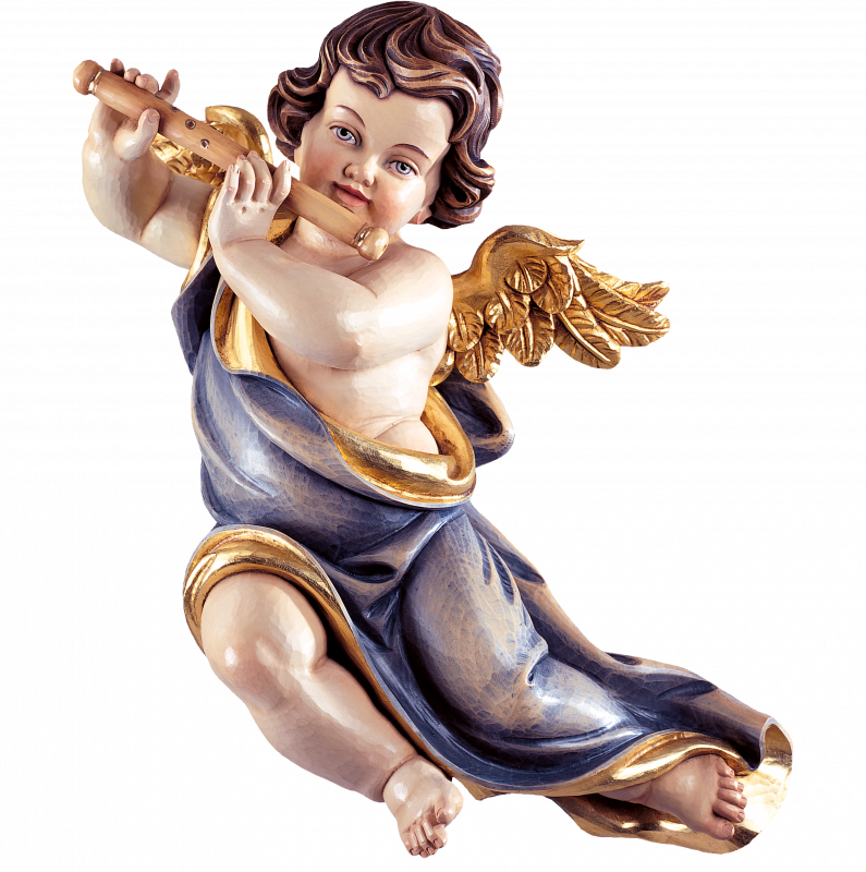 Marian cherub with flute