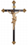 Christus Leonardo mit Gloriole auf Balken Barock