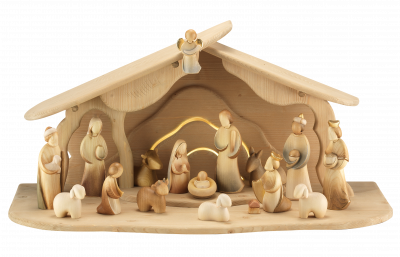 presepe completo modern art 17 pezzi